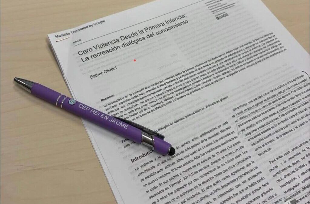 Solasaldi feminista dialogikoak, prestakuntza klaustroan